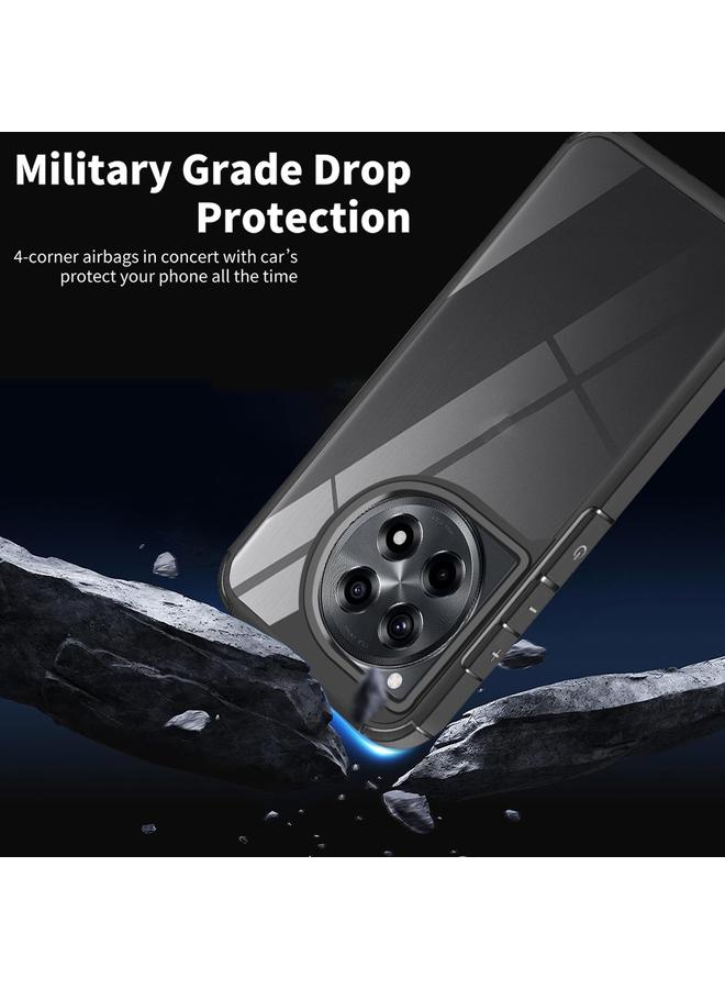 S-TOP Case For OnePlus 12R 5G Acrylic+TPU Transparent Shockproof Phone Case - Image 4