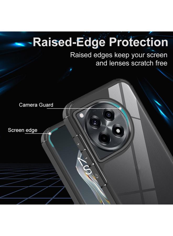 S-TOP Case For OnePlus 12R 5G Acrylic+TPU Transparent Shockproof Phone Case - Image 3