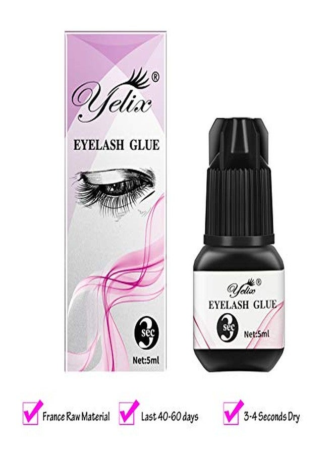 Yelix Professional Glue for Eyelash Extensions- Extra Strong Bonding and Premium Lash Glue Adhesive for Individual Lash (YG-003) - Image 2