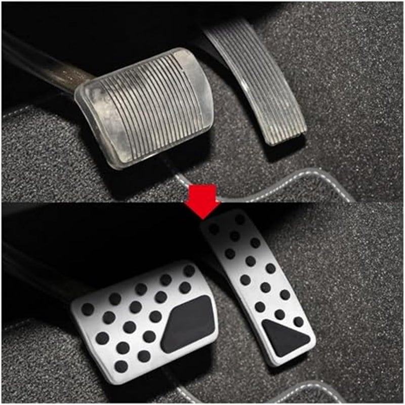 Wivplex Stainless Steel Auto Pedal Cover Set for Jeep Grand Cherokee - Image 3
