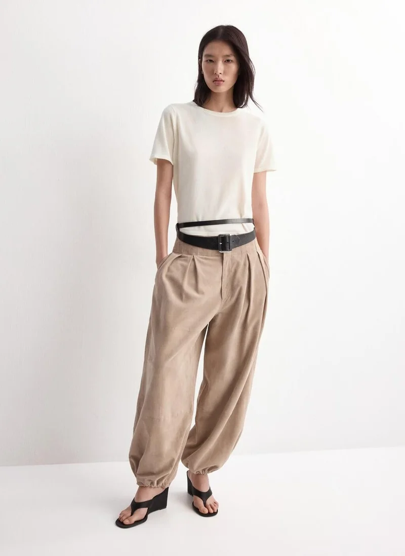 Mango  Short-sleeved knitted sweater for Women | Best Price UAE
