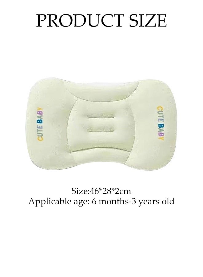 DUNISO Baby pillow,Ergonomic Spine-Protective Design, Anti deviation head pillow,Suitable for Newborns,Washable Toddler Pillow,Soft Breathable - Image 2