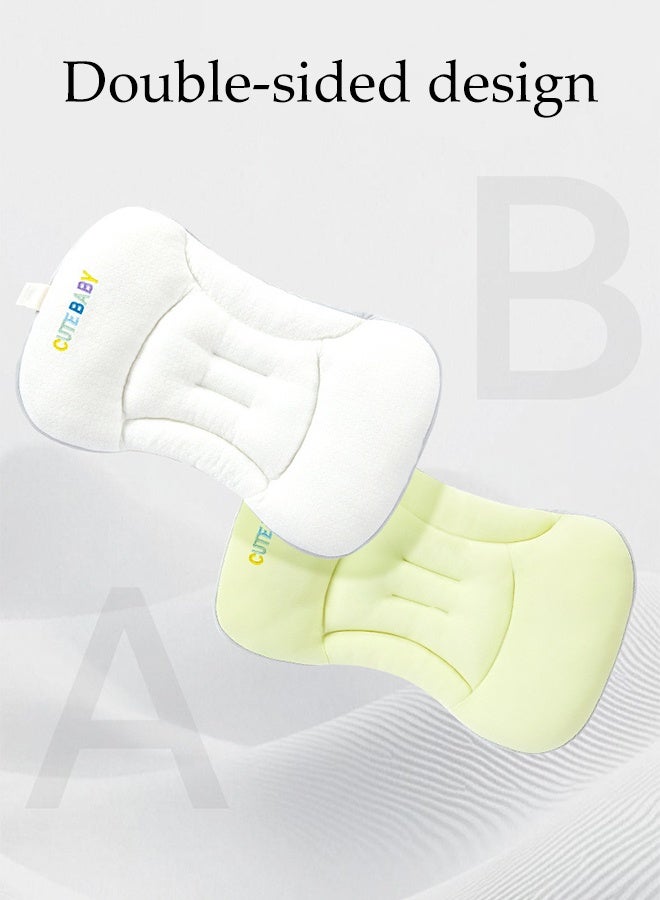 DUNISO Baby pillow,Ergonomic Spine-Protective Design, Anti deviation head pillow,Suitable for Newborns,Washable Toddler Pillow,Soft Breathable - Image 5