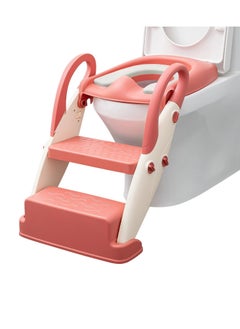 Gonice Potty Training Seat with Step Stool Ladder - Toddler Toilet Seat with Step Stool  - Image 1