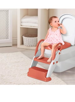Gonice Potty Training Seat with Step Stool Ladder - Toddler Toilet Seat with Step Stool  - Image 2