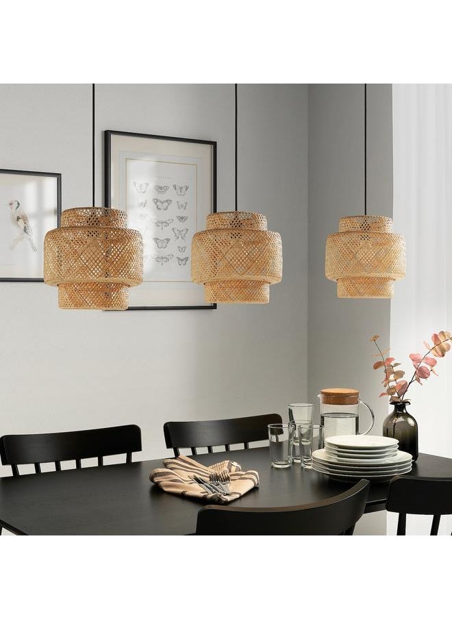 Green Tiger Pendant lamp, bamboo/handmade, 27 cm  - Image 3