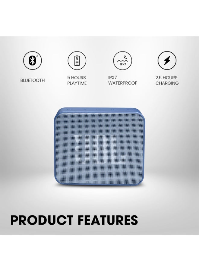 جي بي إل Renewed - Go Essential Wireless Ultra Portable Bluetooth Speaker - Blue - Image 2