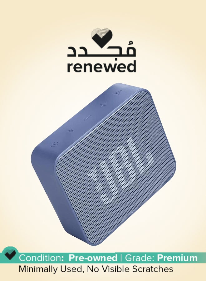 جي بي إل Renewed - Go Essential Wireless Ultra Portable Bluetooth Speaker - Blue - Image 1