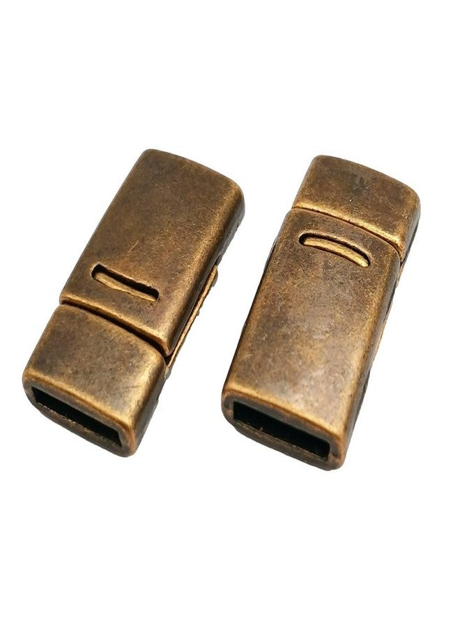 shapesbyX Mix Color 12 Pieces 10mm Flat Magnetic Clasps for Bracelet Making 10mmx2mm Hole - Image 4