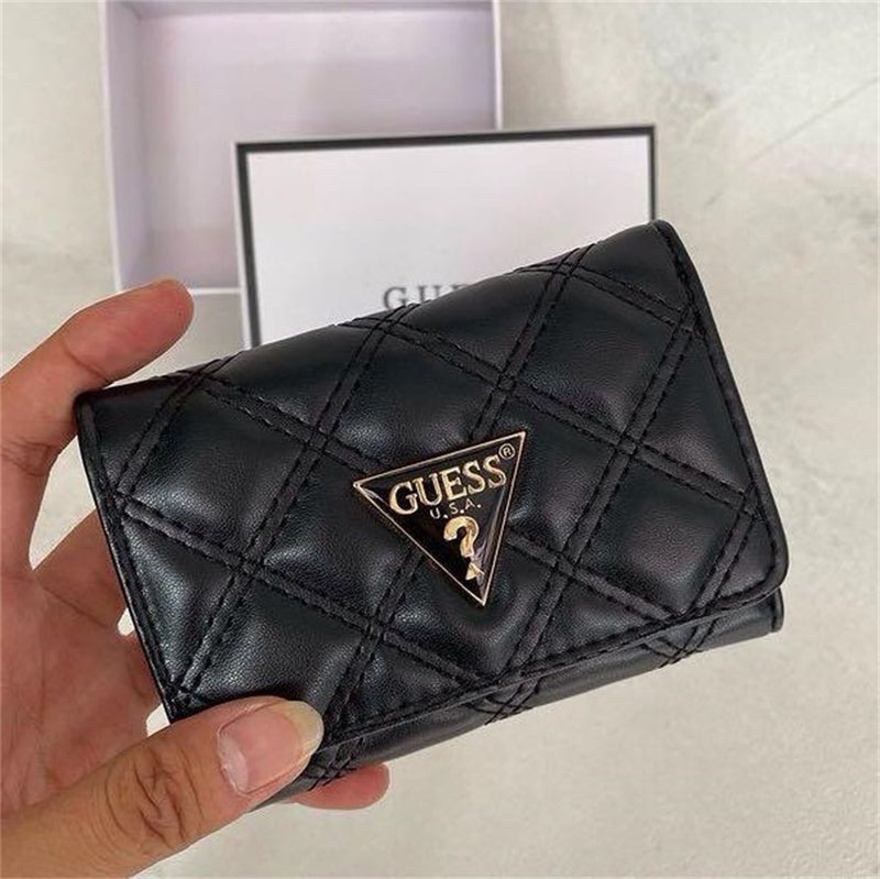 جيست Cessily سحاب صغير حول محفظة الماس النقش الأسود - Image 2