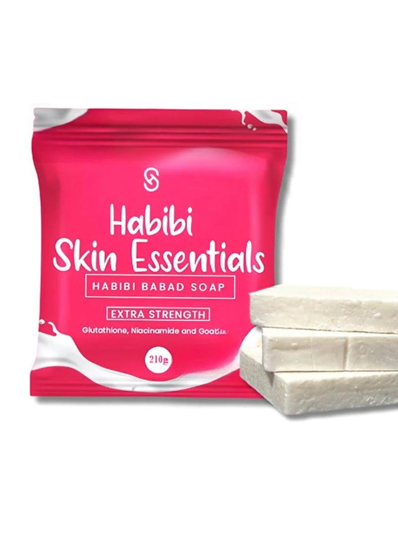 حبيبي صابون حبيبي باباد - تبييض وترطيب بقوة إضافية (210 جم)