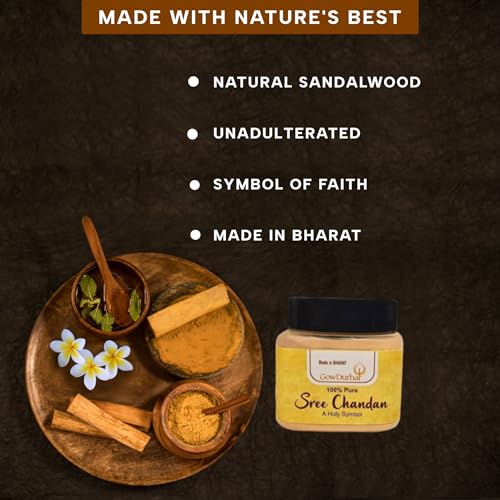 GOW DURBAR Gowdurbar Sree Chandan 50g - Natural Quality | Sandalwood Powder [Pack of 3] - Image 2