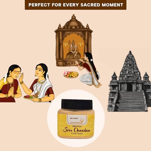 GOW DURBAR Gowdurbar Sree Chandan 50g - Natural Quality | Sandalwood Powder [Pack of 3] - Image 5