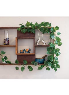 CREEPER Creeper 3 PC 66 feet Money Garland Indian Wedding Party Mantle Decoration Faux Garlands Wedding Garland Diwali Decoration Spring Bush Green Floral  - Image 1