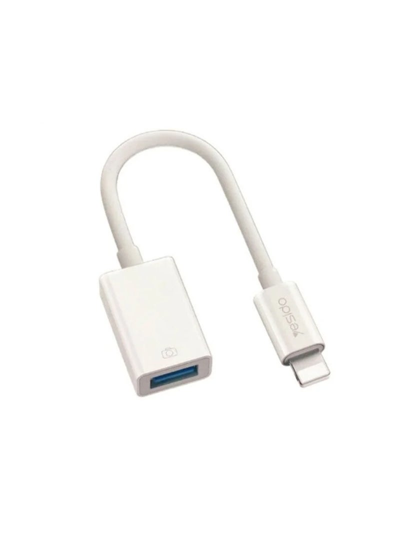 Yesido GS10 OTG To Lightning Adapter And Data Transfer Link
