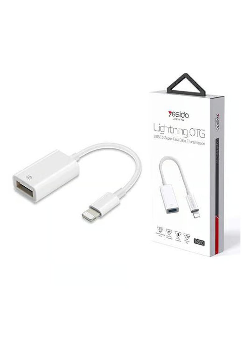 Yesido GS10 OTG To Lightning Adapter And Data Transfer Link