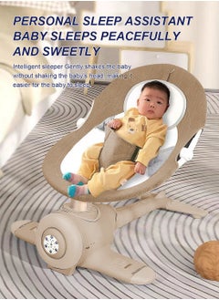 MaBaby Baby Electric Rocking Chair,Baby Swing With Smart Bluetooth, Electric Cradle With Remote Control and Mosquito Net  - Image 5