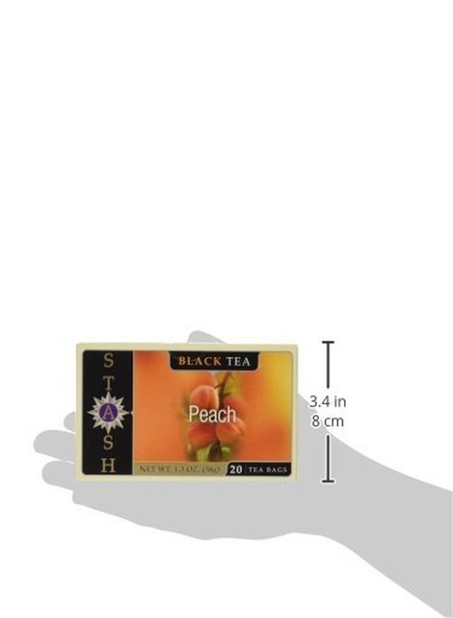 Stash Tea Black Tea Peach, 20 Count - Image 3