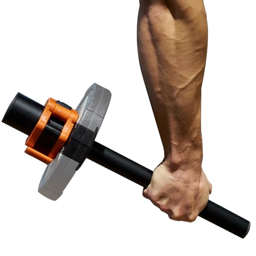 Fitarc Wrist Bar,Forearm Strengthener,Wrist Curl Bar for 2 Inch Olympic Plate,Grip Strength Trainer, Wrist Bar,Wrist Rotation Exerciser,Wrist Forearm Strengthener - Image 1