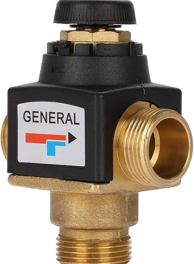 Brass Thermostatic Mixing Valve DN20 For Solar Water Heater And Floor Heating System - Image 4