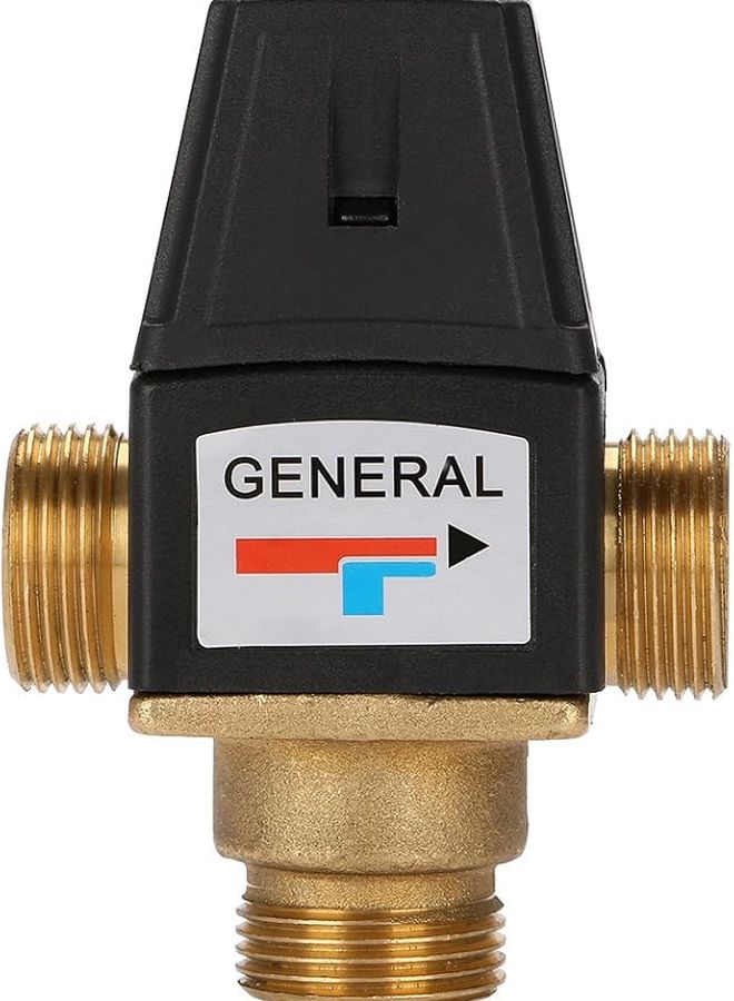 Brass Thermostatic Mixing Valve DN20 For Solar Water Heater And Floor Heating System - Image 2