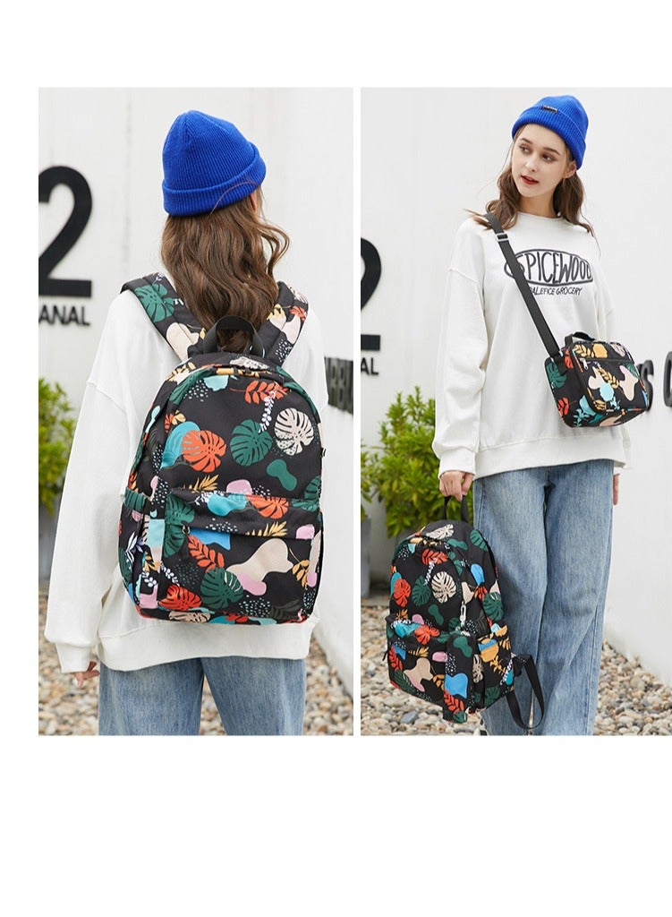 SKT Shiketro Two-piece Student Backpack Qutdoor Printed Waterproof Backpack - Image 2