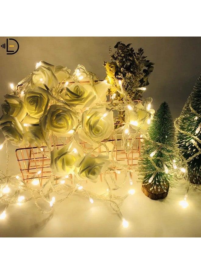 الجستو سلسلة أضواء LED متسلسلة بطول 20 متر من Gesto - أضواء ذهبية مقاومة للماء من الأسلاك النحاسية لتزيين المنزل | ضوء أصفر لتزيين ديوالي، أضواء للشرفة الخارجية، الكريسماس - (أبيض دافئ | عبوة من قطعة واحدة) - Image 2