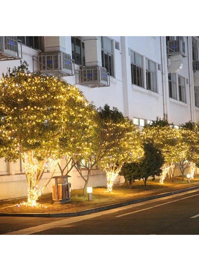 الجستو سلسلة أضواء LED متسلسلة بطول 20 متر من Gesto - أضواء ذهبية مقاومة للماء من الأسلاك النحاسية لتزيين المنزل | ضوء أصفر لتزيين ديوالي، أضواء للشرفة الخارجية، الكريسماس - (أبيض دافئ | عبوة من قطعة واحدة) - Image 4