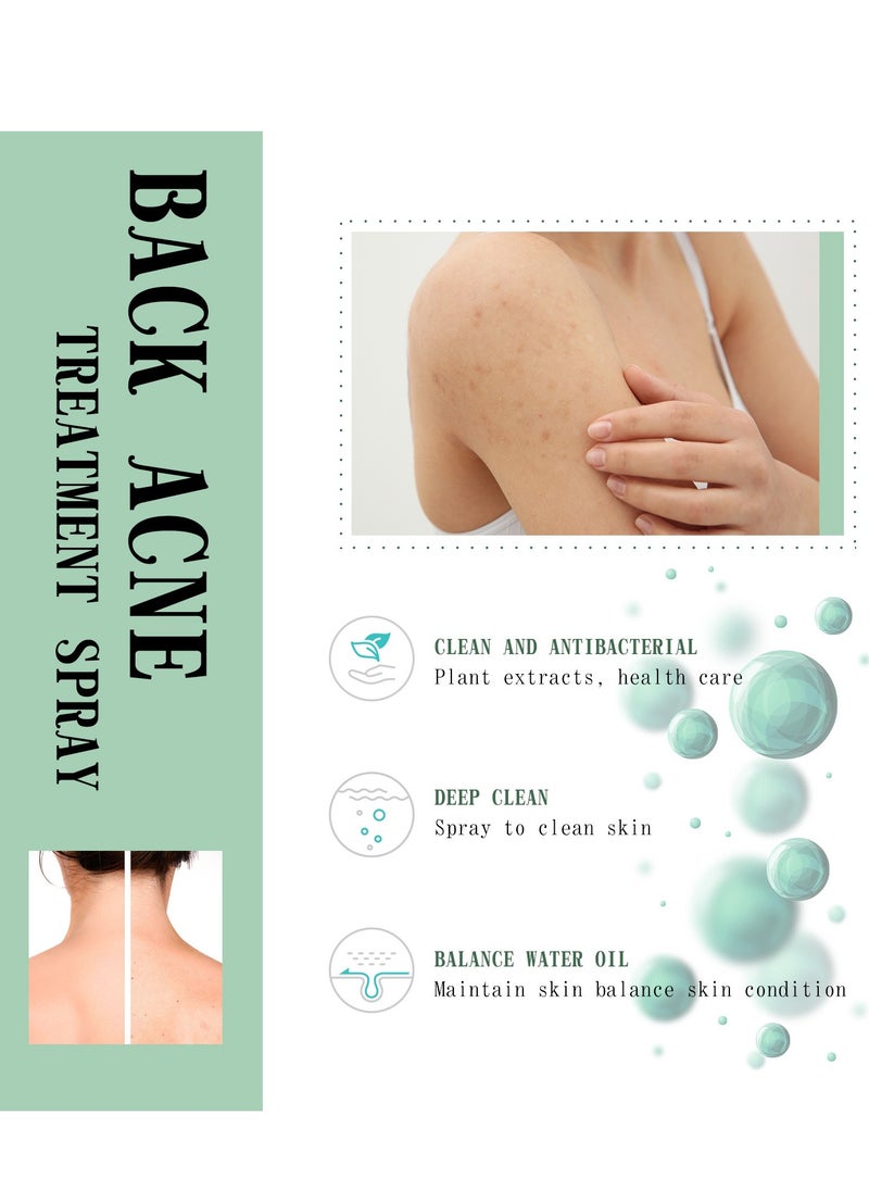 Jaysuing Back Acne Lighten Acne Marks Repair Back Shoulder Acne Skin Care spray 120ml  - Image 3