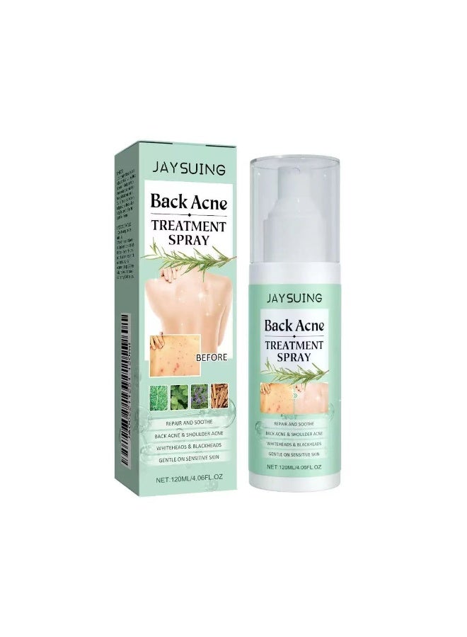 Jaysuing Back Acne Lighten Acne Marks Repair Back Shoulder Acne Skin Care spray 120ml - Image 1