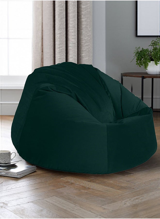 In-House - Niklas | Velvet Bean Bag Chair with EPS Beads Filing - Image 1
