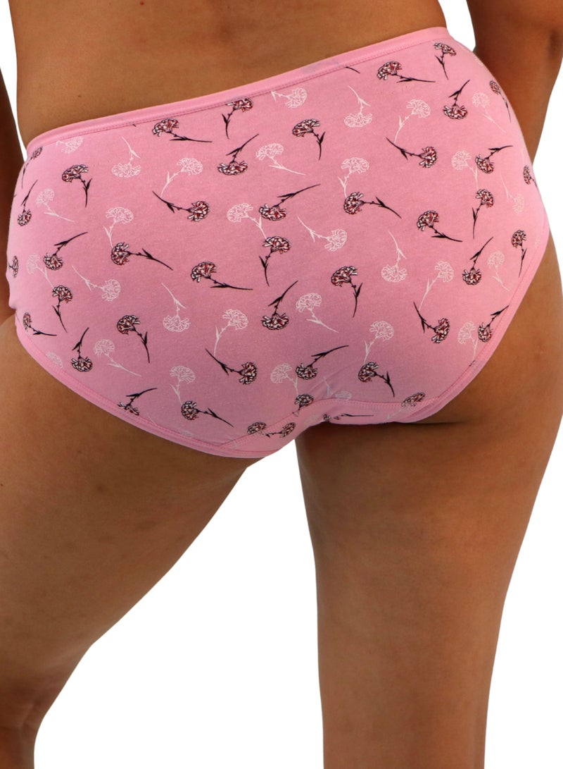 JOANNA JOANNA 123079 Women's Floral Design Mid Rise 3-Pack Panties, Multicolor  - Image 3