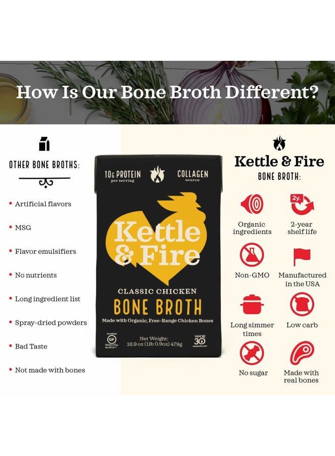 Kettle & Fire Kettle And Fire Broth Chicken Bone 32 OZ - Image 4
