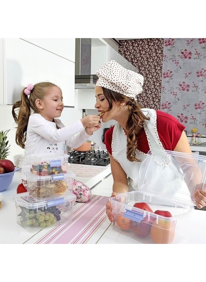 Titiz - Meticulous Lockable Pantry Storage Container 1500 ml. BPA. Not included Dishwasher safe - Image 1