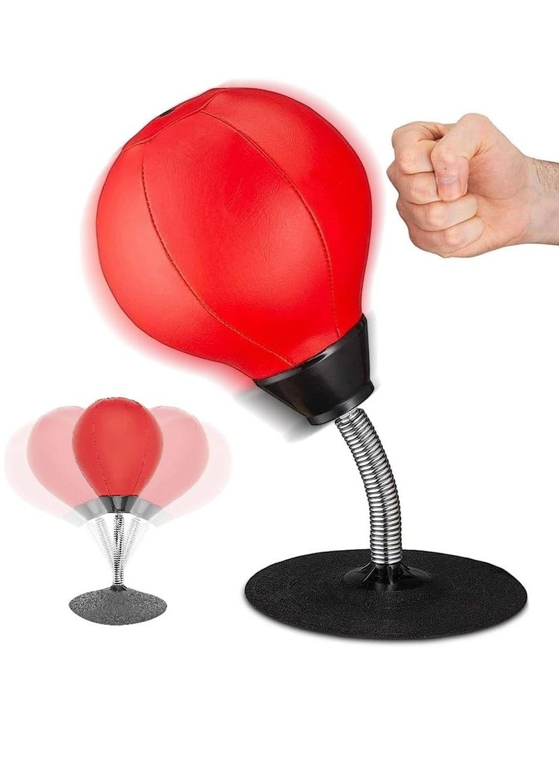 LIXES Desktop Punching Bag with High-Performance Spring Chassis & Strong Suction – Boxing Bag for Exercise, Fitness & Stress Relief – Perfect Christmas & Thanksgiving Gift for Kids, Teenagers & Adults  - Image 1