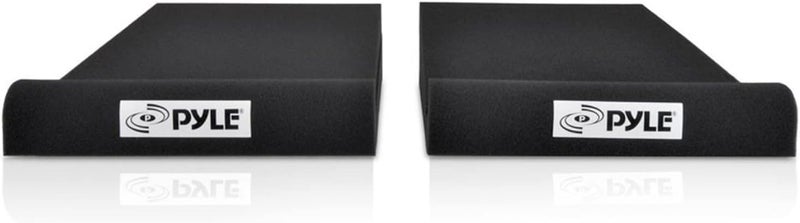 Pyle Sound Dampening Speaker Riser Foam - Audio Acoustic Noise Isolation Platform Pads Recoil Stabilizer For Studio Monitor, Subwoofer, Loud Speakers - PSI03 - Pack of 2,Black - Image 2