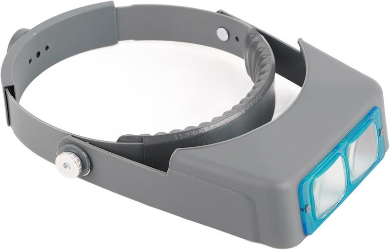 Headband Reading Magnifier with Four Optical Glass Lenses, Jewelry Repair Tool, Head Mount Magnifier with 15X., 2X, 25X., 35X. Magnification, Rotatable Screw - Image 3