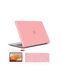 MacBook Air 13 inch Case With keyboard & Screen Protector M1 A2337 A2179 A1932 2020 2019 2018 Release, Slim Plastic Matte Hard Cover Compatible Air 13.3 inch Retina Display (Pink) - pzsku/Z9D0A315CF0A082FCA24AZ/45/_/1654720460/acffc3d6-6406-4b9c-8123-52665037f136