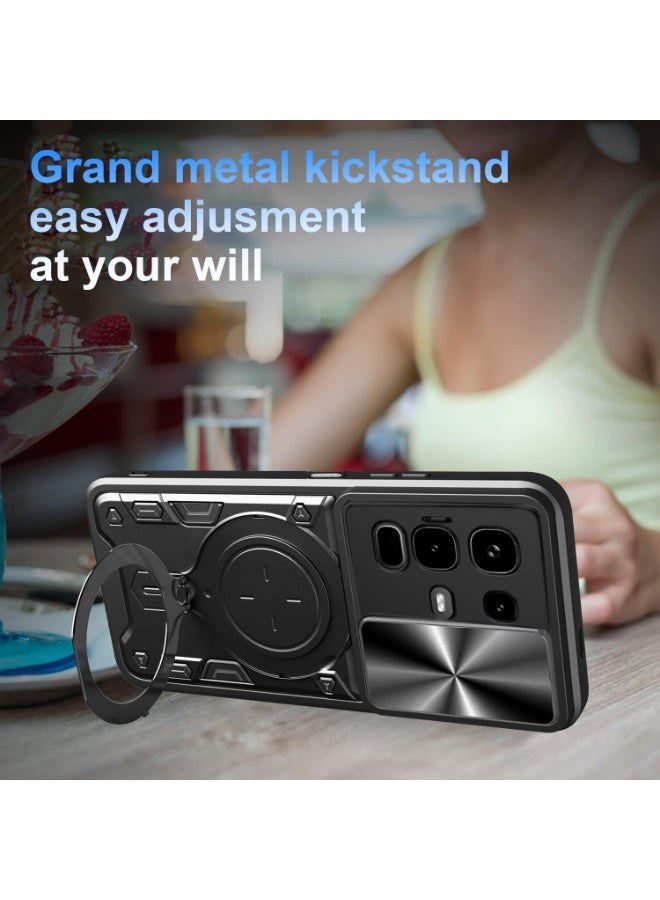 عام غطاء إنفينيكس نوت 50 برو+ 5G - غطاء منزلق لحماية الكاميرا، هيكل هاتف واقي عسكري متين - Image 2