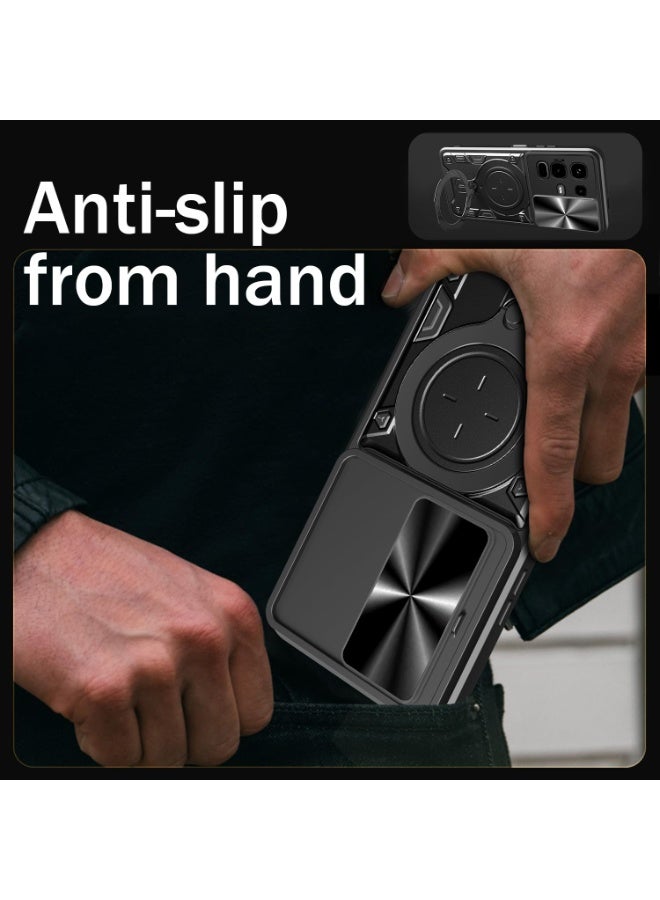 عام غطاء إنفينيكس نوت 50 برو+ 5G - غطاء منزلق لحماية الكاميرا، هيكل هاتف واقي عسكري متين - Image 5