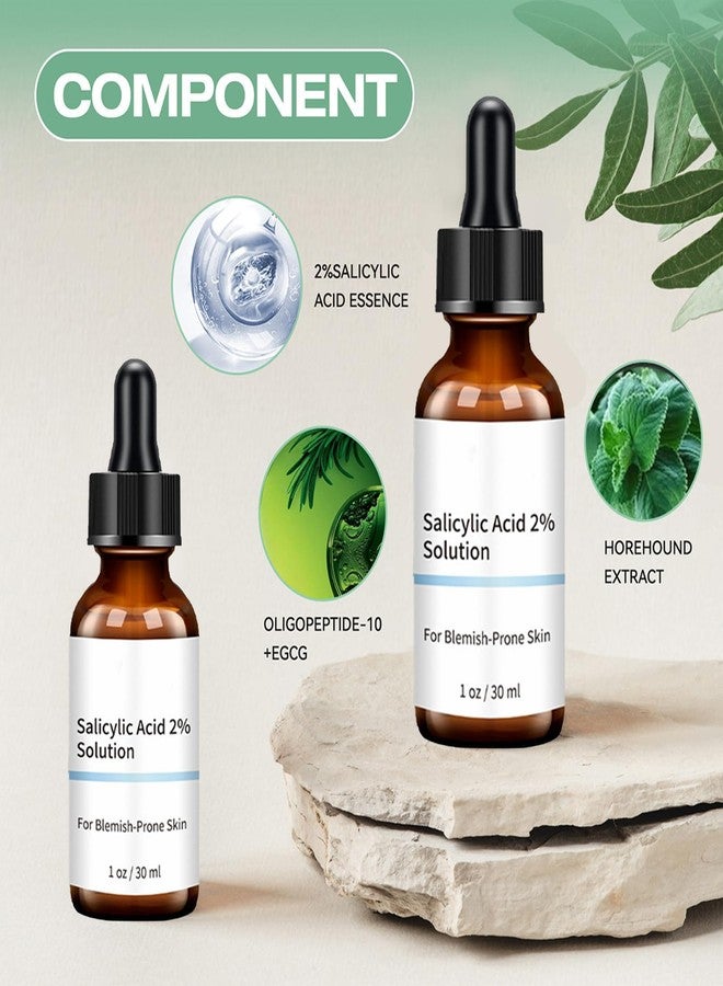 Grospe 2% Salicylic Acid Serum,Salicylic Acid Serum for Acne Blackhead & Spot Pore Minimizer Acne Reduces Excess Oil Active Skin Repair For Acne Prone Sensitive Skin Care 1 Fl Oz - Image 3