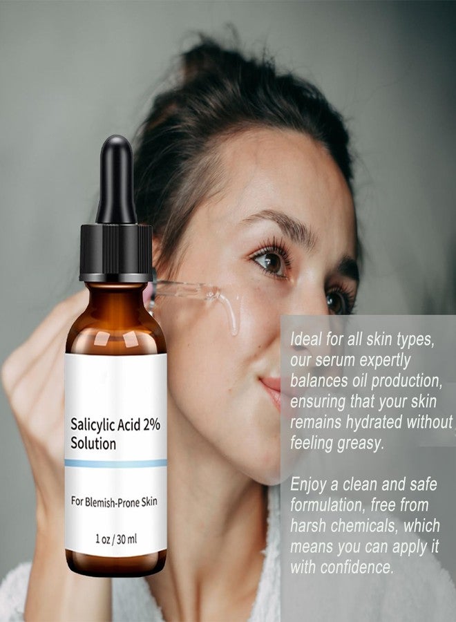 Grospe 2% Salicylic Acid Serum,Salicylic Acid Serum for Acne Blackhead & Spot Pore Minimizer Acne Reduces Excess Oil Active Skin Repair For Acne Prone Sensitive Skin Care 1 Fl Oz - Image 4
