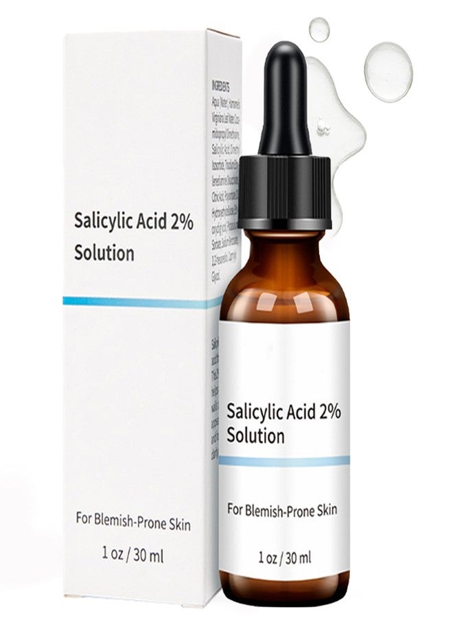 Grospe 2% Salicylic Acid Serum,Salicylic Acid Serum for Acne Blackhead & Spot Pore Minimizer Acne Reduces Excess Oil Active Skin Repair For Acne Prone Sensitive Skin Care 1 Fl Oz - Image 1