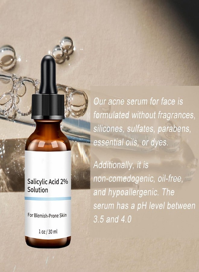 Grospe 2% Salicylic Acid Serum,Salicylic Acid Serum for Acne Blackhead & Spot Pore Minimizer Acne Reduces Excess Oil Active Skin Repair For Acne Prone Sensitive Skin Care 1 Fl Oz - Image 5