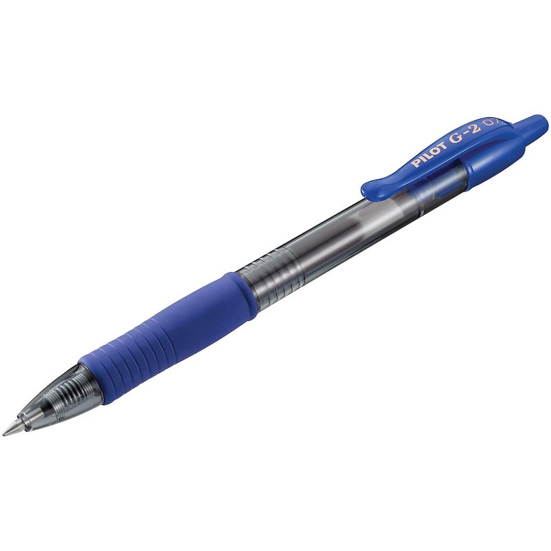 Pilot, G2 Premium Gel Roller Pens, Fine Point 0.7 mm, Blue, Pack of 12 - Image 4