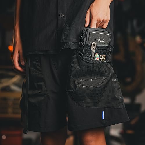 TACTICAL_GEEK TACTICAL GEEK Block E30 EDC Compact Waist Pocket Pouch Men EDC Pouch Organizer MultiPurpose Molle Tool Pouch for Multitools Utility Tool Organizer Bag for Daily Essentials Carry XBlack - Image 3