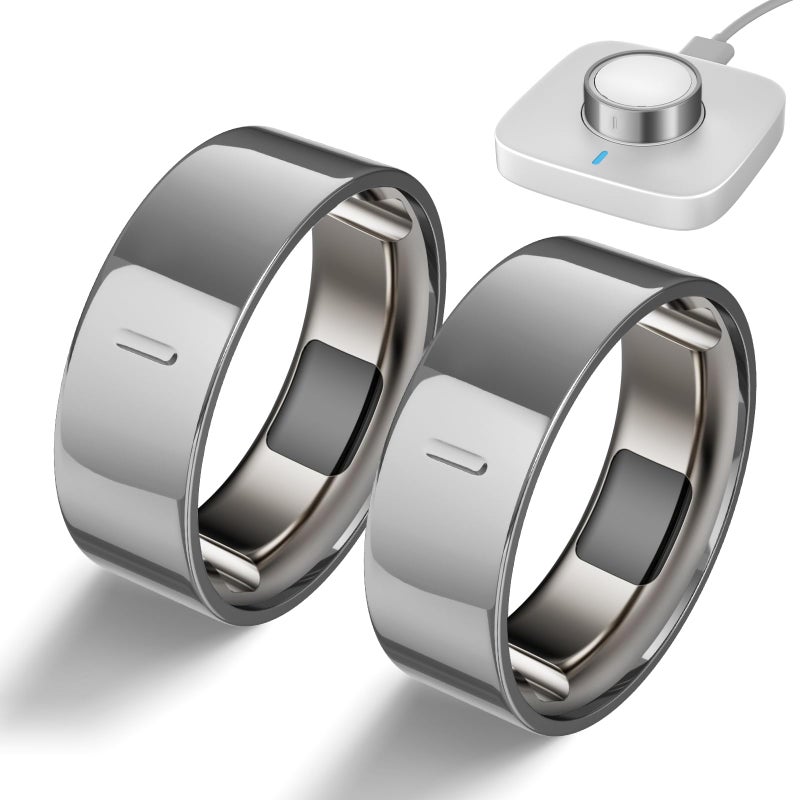 BandRain High-Gloss Plated Covers Compatible with Oura Ring Gen 4/Oura Gen 3 Cover, Anti-Scratch Ultra-Thin TPU Ring Protector Case Accessories for Women Men - Not for Oura 4 Ceramic - Image 1