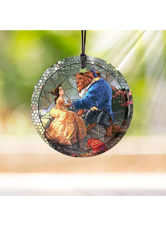 Trend Setters Disney  Beauty and The Beast  35 Starfire Prints Hanging Glass Print Accessory  Light Catching Hanging Accessory  Ideal for Gifting and Collecting - Image 2