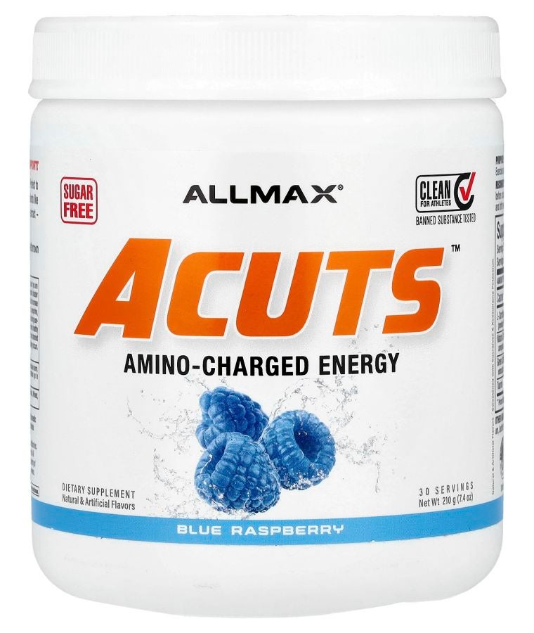Allmax ACUTS™ Amino-Charged Energy Blue Raspberry 7.4 oz (210 g)