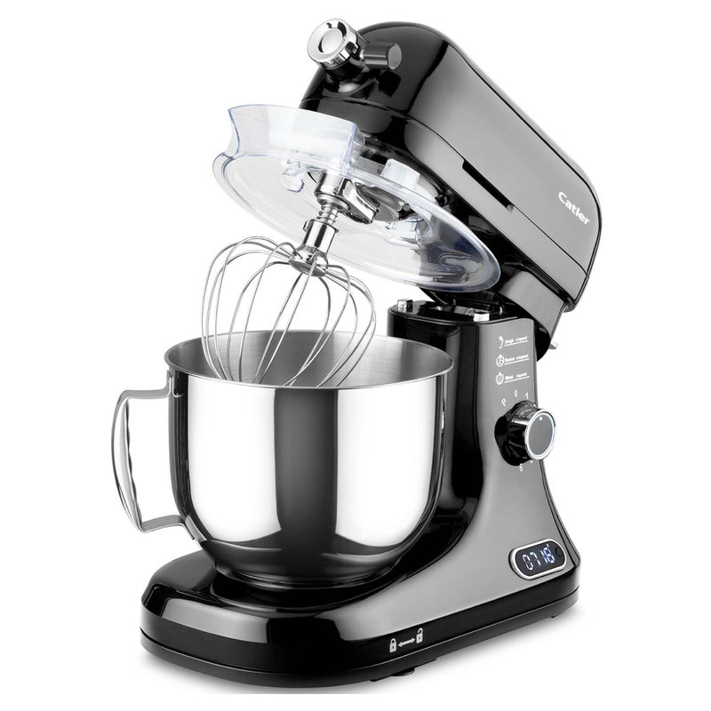 Catler Food Processor KM 8013 ,1200W with Built-in Scale & Digital Display, 5L Stainless Steel Bowl, 6 Speeds + Pulse, Meat Grinder, Sausage Maker & Grater Attachments - Image 1